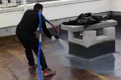 楼顶防水机械 喷涂聚脲防水(图3) 楼顶防水机械喷涂聚脲防水案例